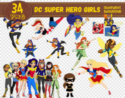 DC Super Hero Girls Clipart, DC Super Hero Girls characters, DC Super Hero  Girls png, printable, digital clipart, digital print