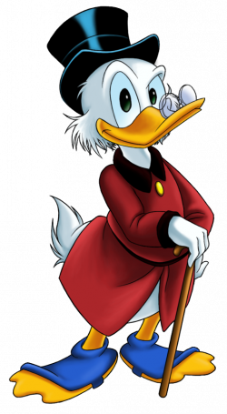 Uncle Scrooge PNG Clip Art Image | Gallery Yopriceville - High ...