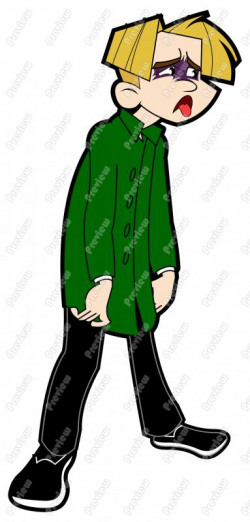 Tired Male Character Clip Art - Royalty Free Clipart - Vector ...