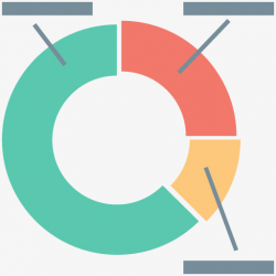 Circular Data Graph, Ppt, Pie Chart, Pie Color Matching PNG Image ...