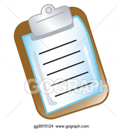 Stock Illustrations - Clipboard chart icon. Stock Clipart ...