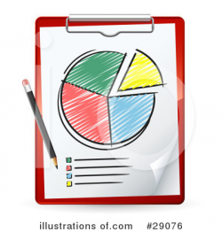 Pie Chart Clipart #29076 - Illustration by beboy