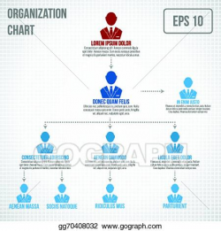 Clip Art Vector - Organizational chart infographic. Stock EPS ...