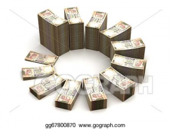 Stock Illustration - Indian rupee chart. Clipart Drawing gg67800870 ...