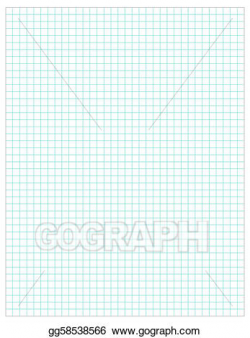 Vector Clipart - Plain graph paper . Vector Illustration gg58538566 ...