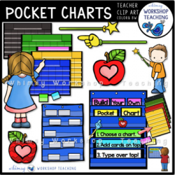 Build A Pocket Chart Clip Art by Whimsy Workshop Teaching | TpT