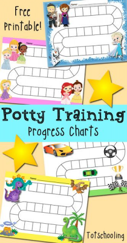 Free Potty Training Progress & Reward Charts | Chart, Princess and Cars
