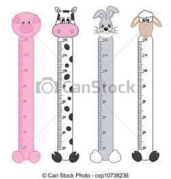 Height chart clipart - Clipground