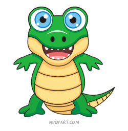 gator animation pictures | Convert Bitmap To Vector Service ...