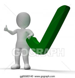 Clipart - Tick or check sign shows approval or checked. Stock ...