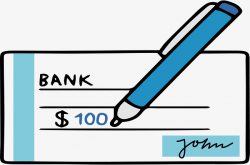 Signature Of Cheque Book, Vector Png, Hand Drawn Check, Autograph ...