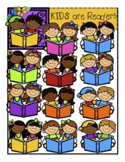 KIDS are Readers! {Creative Clips Digital Clipart} | Commercial, Pdf ...