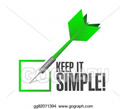 Clipart - Keep it simple check dart sign illustration. Stock ...