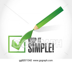Drawing - Keep it simple check mark sign. Clipart Drawing gg82071342 ...