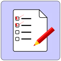 Clipart - Checklist icon