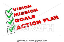 Stock Illustration - 3d business action plan checklist. Clipart ...