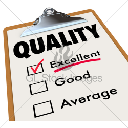 Quality Checklist Clipboard Excellent Rating Grade Review · GL Stock ...