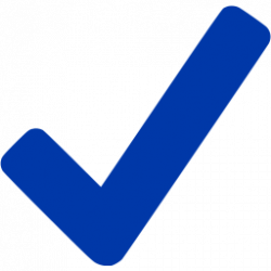 Royal azure blue checkmark icon - Free royal azure blue check mark icons