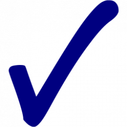 Navy blue check mark 7 icon - Free navy blue check mark icons