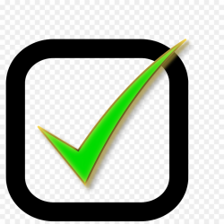 Checkbox Check mark Checklist Clip art - green tick png download ...