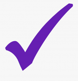 Green Tick Clipart Spot Check - Purple Check Mark Clip Art ...