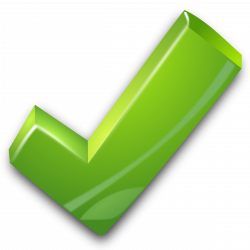 Clipart - green tick