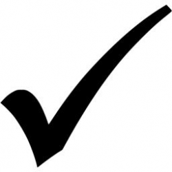 Black check mark 3 icon - Free black check mark icons
