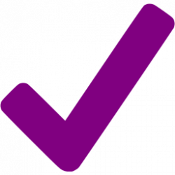 Purple checkmark icon - Free purple check mark icons