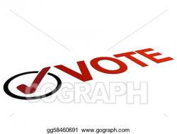 Stock Illustration - Perspective vote sign. Clipart gg58460691 - GoGraph
