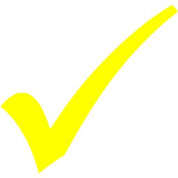 Yellow check mark 3 icon - Free yellow check mark icons
