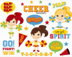 cheerleader clipart - Google Search | Clip Art - Sports & Cheer ...
