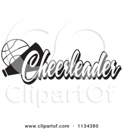 Basketball Cheerleader Clipart