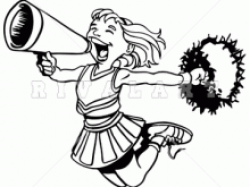 Cheerleading Clipart Black And White science clipart