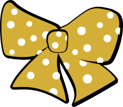 Gold Cheer Bow Clip Art at Clker.com - vector clip art online ...