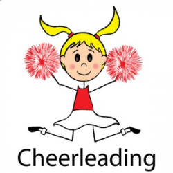 Cheerleader cheerleading stunt clipart clipart cheer clipart 2 3 ...