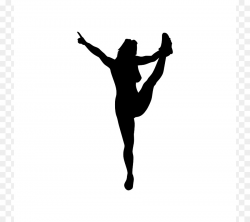 Silhouette Cheerleading Download Clip art - Heel Stretch Cliparts ...