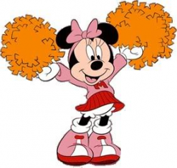 Minnie Mouse Cheerleader Clipart