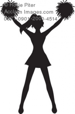 silhouette of a cheerleader clipart & stock photography | Acclaim Images