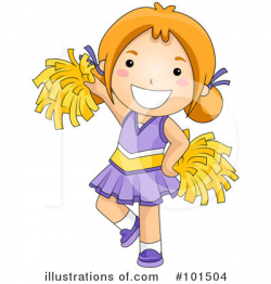Cheerleader Clipart #101504 - Illustration by BNP Design Studio