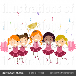 Cheerleaders Clipart #1070010 - Illustration by BNP Design Studio