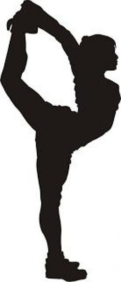Cheerleader Silhouette Clip Art | la eslasticidad es primordial en ...