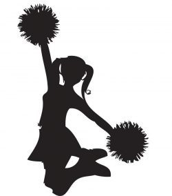 Megaphone Clip Art Black and White | Cheerleader Decal ...
