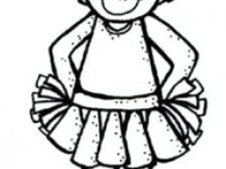 Cheerleading Clipart Black And White science clipart
