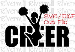 SVG DXF Cheer Cut File | Cheer, Filing and Cricut