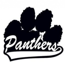 Panther Cheerleader Clipart