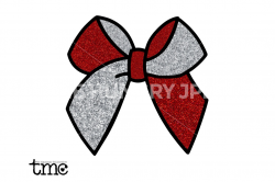 Cheer Bow SVG by Ruby Road Digital | TheHungryJPEG.com