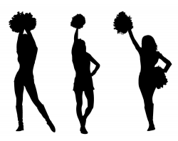 Cheerleading Silhouette Images at GetDrawings.com | Free for ...