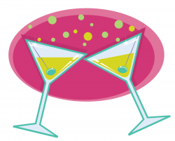 Wine Glass Cheers Clipart - Glass Designs