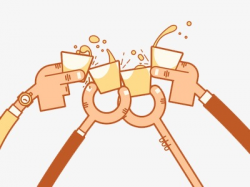 Cheers, Toast, Celebrate, Cartoon PNG Image and Clipart for Free ...