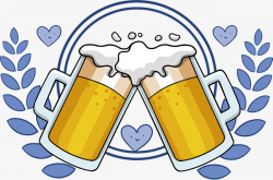 Blue Circle, Cheers, Beer, Vector Png, Beer, Cheers! PNG and Vector ...